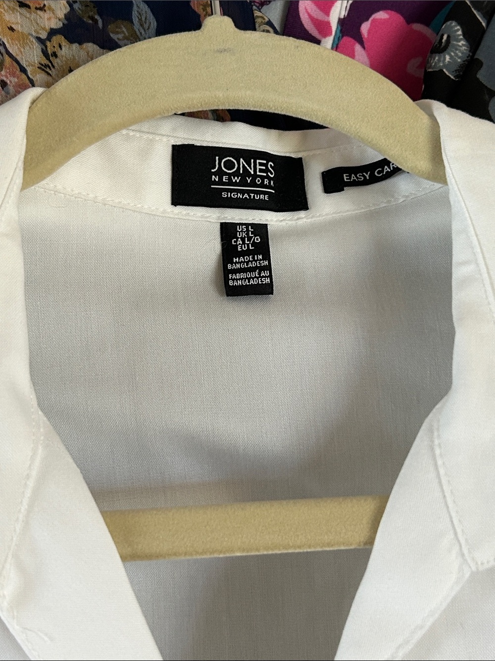 Two Classic White Button-Front Women's Blouses (Set of 2) - Picture 6 of 8